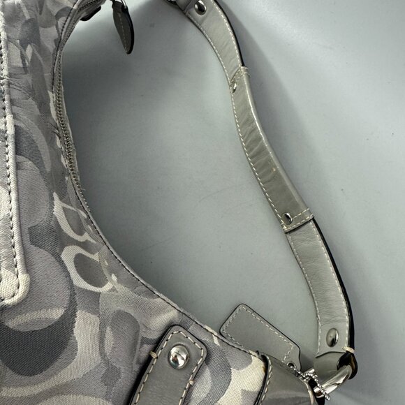 Coach F15054 Optic Signature Penelope Signature Canvas Hobo Shoulder Bag - Picture 11 of 15